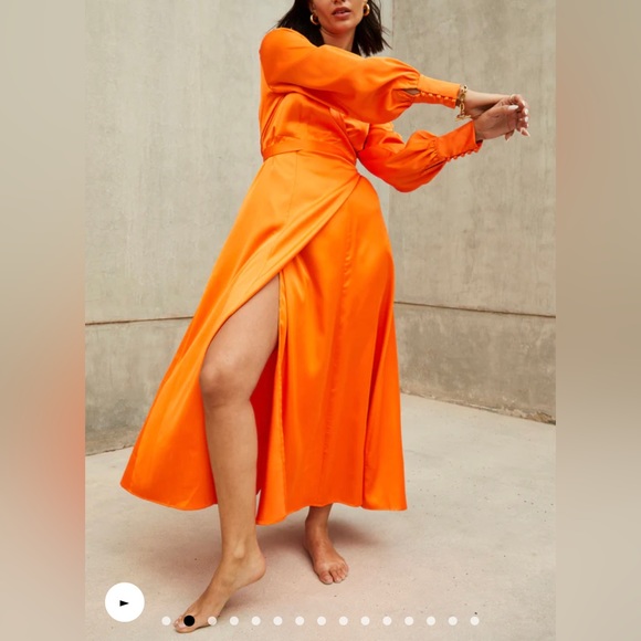 Never fully dressed Orange gown/dress - Picture 3 of 4